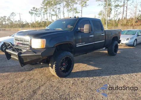 2013 GMC Sierra 2500Hd Denali из США, поврежденный, VIN 1GT125E89DF174419